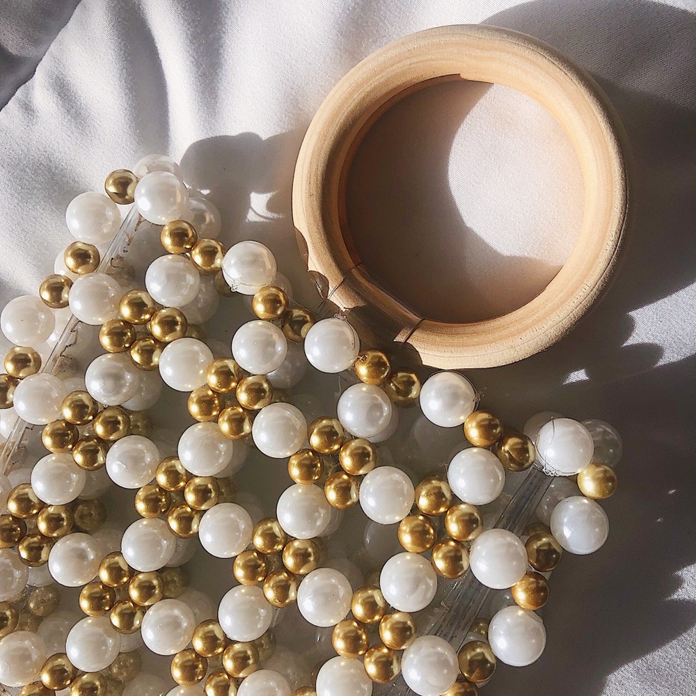 Custom made Pearl statement purse